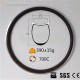 700C 38x25mm Cerchio Clincher in Carbonio con Superficie Frenante in Lega per Bicicletta da Strada